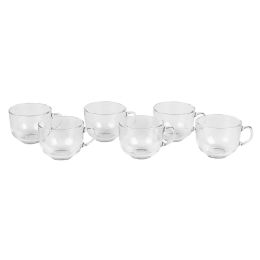 6 of 13oz 6-Piece Mug Set, Clear