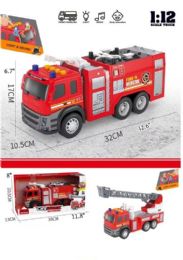6 Pieces of Fire Truck Engine W/ Light & Sound