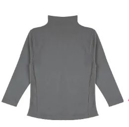 96 Pieces Girls Turtle Neck Shirts Assorted Sizes S/m And L/xl In Gray - Girls Sweatshirts