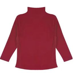 96 Pieces Girls Turtle Neck Shirts Assorted Sizes S/m And L/xl In Red - Girls Sweatshirts