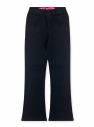 24 Pieces Girls Flare Jeans Assorted Sizes 7-14 In Black - Girls Jeans
