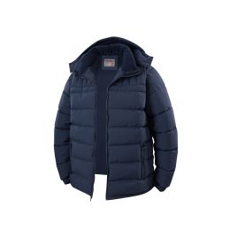 12 of Mens Fashion Padded Bubble Jacket Assorted Sizes M-2xl Navy