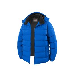 12 of Mens Fashion Padded Bubble Jacket Assorted Sizes S-Xl Royal