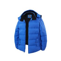12 of Mens Fashion Padded Puffer Jacket Assorted Sizes M-2xl Royal