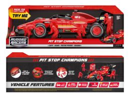 12 Pieces 1:12 Formula Racing Car Set With Light And Sound - Boys Toy Sets