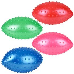 120 Wholesale Knobby Football (4 Asst.) 11-Inch 10/23