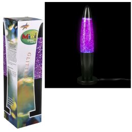 12 pieces Mini Sparkle Lamp 12.5" - Purple 12/27 - Lamps and Lanterns