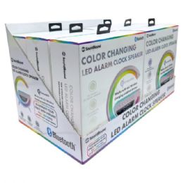 6 pieces Soundbound Rgb Led Alarm Clock Bluetooth Speaker With 15w Wireless Charger In Countertop Display - Speakers and Microphones