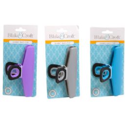 48 pieces Bag Clip Jumbo 5.5in Plastic W/softgrip 3ast Colors W/bonus Mdsgstrips Included/tcd - Clips and Fasteners