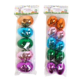 24 pieces of Easter Egg Metallic 5pc Lg Or 10pc Med/pbh