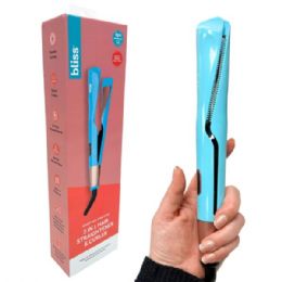 2 pieces Bliss 2 In 1 Hair Straightener Curling Iron & Wand - Hair Accessories