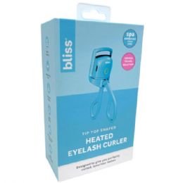 6 pieces Bliss Rechargeable Heated Eyelash Curler In Blue - Assorted Cosmetics