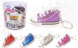 24 of Sneaker Keychain (sparkle Metallic)
