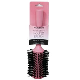 48 Pieces Large Pink Round Brush Swissco - Hair Accessories