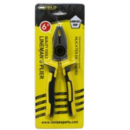 45 Pieces 6" Lineman's Plier With Comfort Grip - Pliers