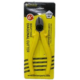 65 Pieces 6" Diagonal Cutter Plier With Comfort Grip - Pliers