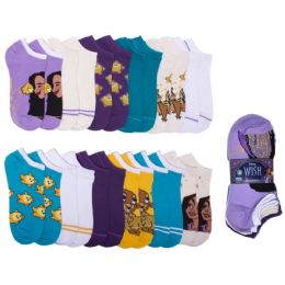 48 Pieces 12pk Girls Wish Dreamers Ns Socks Size 10-3 - Girls Ankle Sock