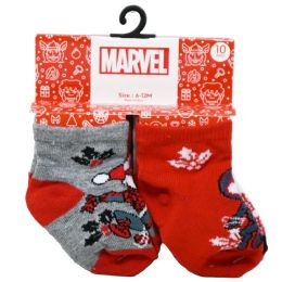 60 of 10pk 6-12m Spiderman Spidermas Qrt Socks