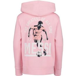 24 Pieces of Boys Pink Messi The Goat Pullover Hoodie 3-Asst Size 2t,3t,4t