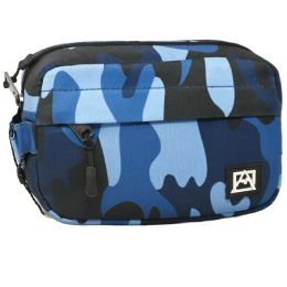 30 Wholesale SMALL BLUE CAMO MEN TOILETRY BAG AVALANCHE