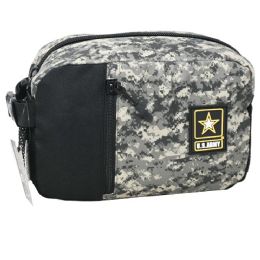 16 Wholesale Camo/blk Toiletry Bag Us Army
