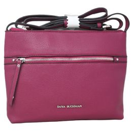 42 Wholesale Beet Red/black Crossbody Bag