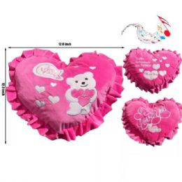 24 Pieces 12 Inch Pink Pillow - Plush Toys