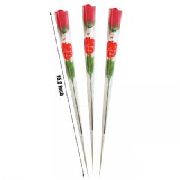 72 Wholesale 15 Inch Artificial Red Rose