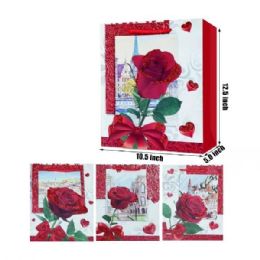 72 Pieces Valentine's 13x11 Gift Bag - Valentine Gift Bag's