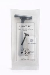 Yacht & Smith Shaving Cream And Razor Kit .27 oz