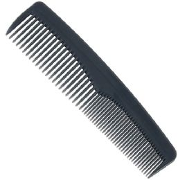 Yacht & Smith Black Plastic Comb 4.9 Inches