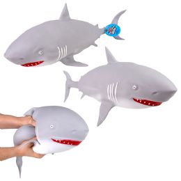 8 pieces of 21.5" Jumbo Soft Squish Great White Shark