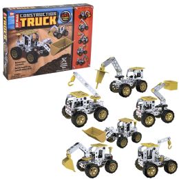 24 pieces of 3.5" Metal Assembly 6 In 1 Construction Truck