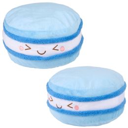 6 pieces of 14" Blue Macaron Plush Pillow