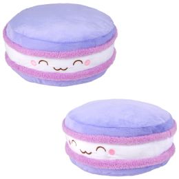 6 pieces of 14" Purple Macaron Plush Pillow