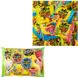 1200 pieces of Sour Patch Kids/swedish Fish Fun Size Variety 200ct