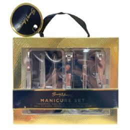 8 pieces of Beauty Muse Pro 7-Piece Manicure Set Including Gold Case