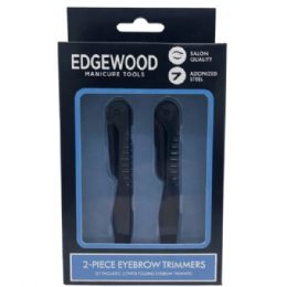 24 pieces 2 Piece Foldable Eyebrow Razor Set - Assorted Cosmetics