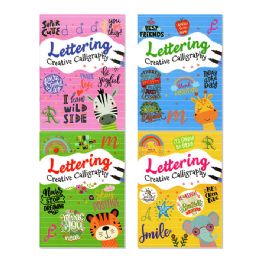 48 Pieces Lettering Books - Coloring & Activity Books