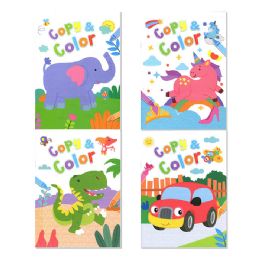 48 Pieces Copy And Color Books - Coloring & Activity Books