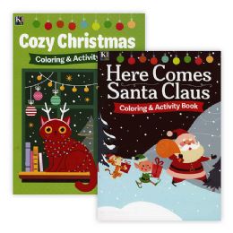 48 Pieces Kappa Christmas Coloring And Activity Book - Coloring & Activity Books