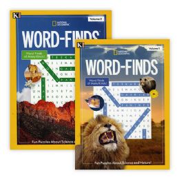 48 Pieces Kappa National Geographic Word Finds Puzzle Book - Coloring & Activity Books