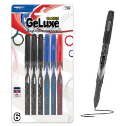 144 Pieces of GeLuxe Asst. Color Gel Roller Pen (6/Pack)