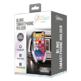 12 pieces of Autolux Bling Cell Phone Holder Cradle Mount In Silver