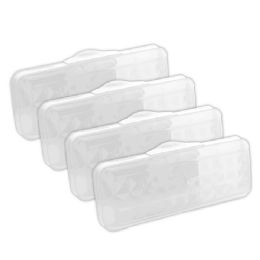 24 Pieces LUCENT Clear Pencil Box - Pencil Boxes & Pouches