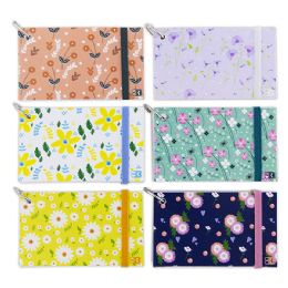 24 Pieces Poly Cover 3" x 5" Ruled White Index Card with Ring - Dividers & Index Cards