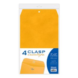 48 pieces 9" X 12" Clasp Envelope (4/pack) - Envelopes