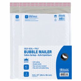 24 pieces 10.5" X 15" (#5) Poly Bubble Mailer (2/pack) - Envelopes