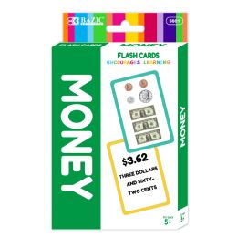 72 pieces Money Flash Cards (36/pc) - Labels ,Cards and Index Cards