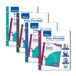 48 pieces of 2-Pocket Poly Portfolio W/ Side Loading View Cover